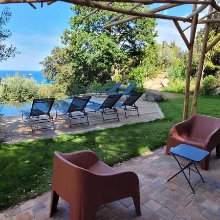 Acciagina 10 Pers Piscine Vue Pinarello Climatisee Feriehus
