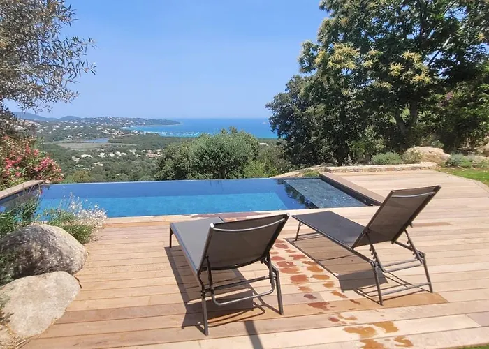 Acciagina 10 Pers Piscine Vue Pinarello Climatisee * Pinarellu