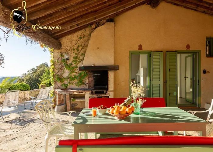 Acciagina 10 Pers Piscine Vue Pinarello Climatisee