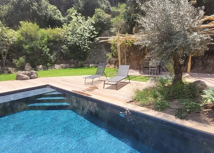 Acciagina 10 Pers Piscine Vue Pinarello Climatisee