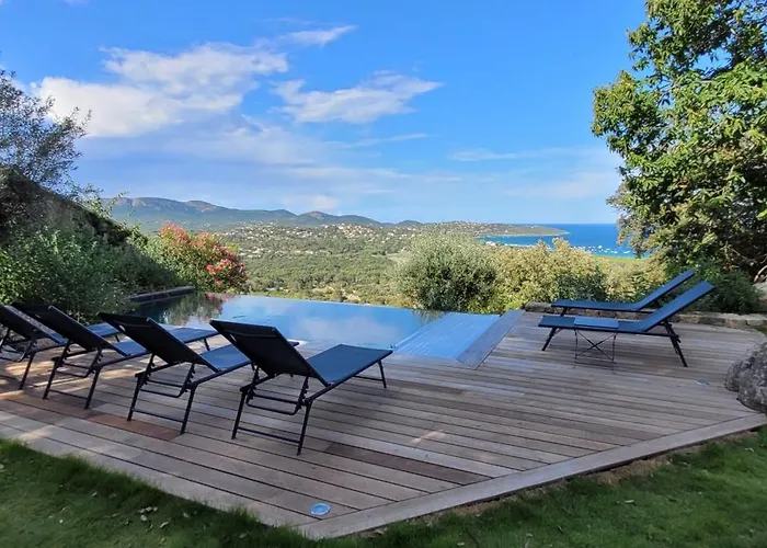 Acciagina 10 Pers Piscine Vue Pinarello Climatisee Prázdninový dům